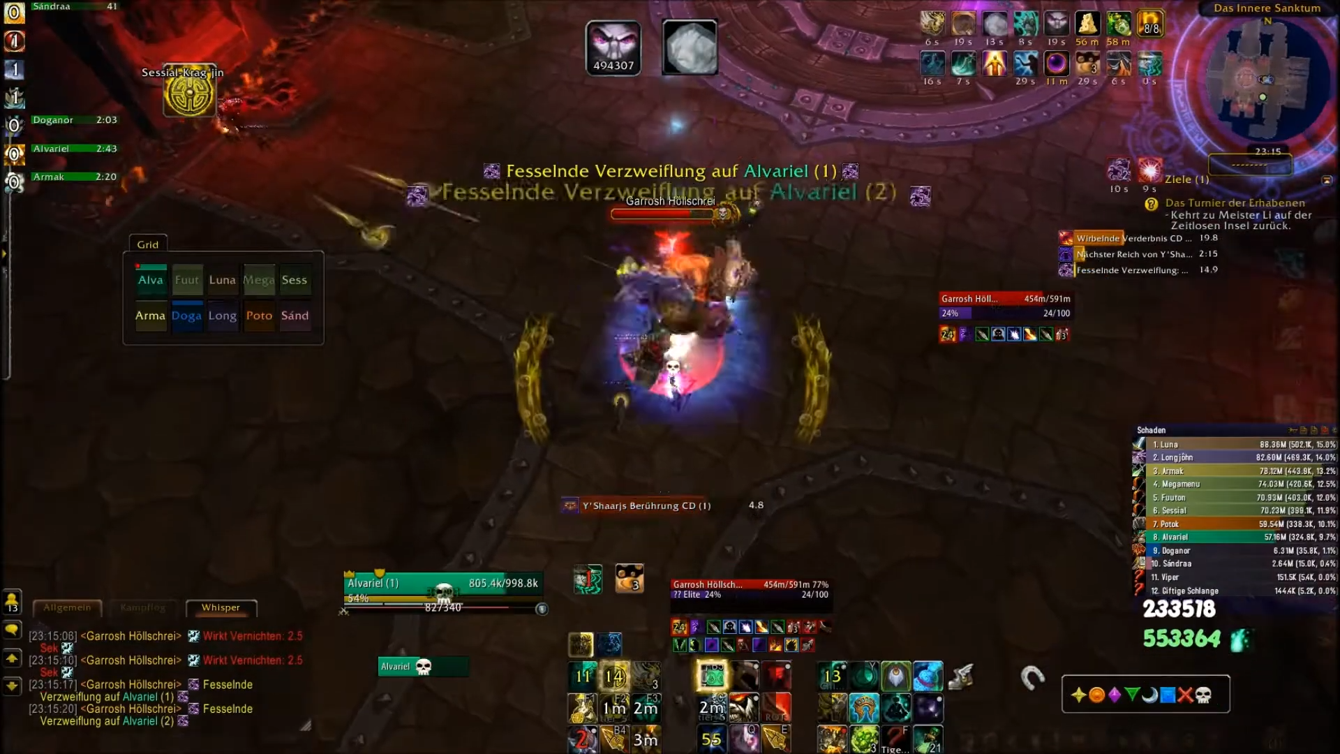 Positionierung Phase 2: Ingame
